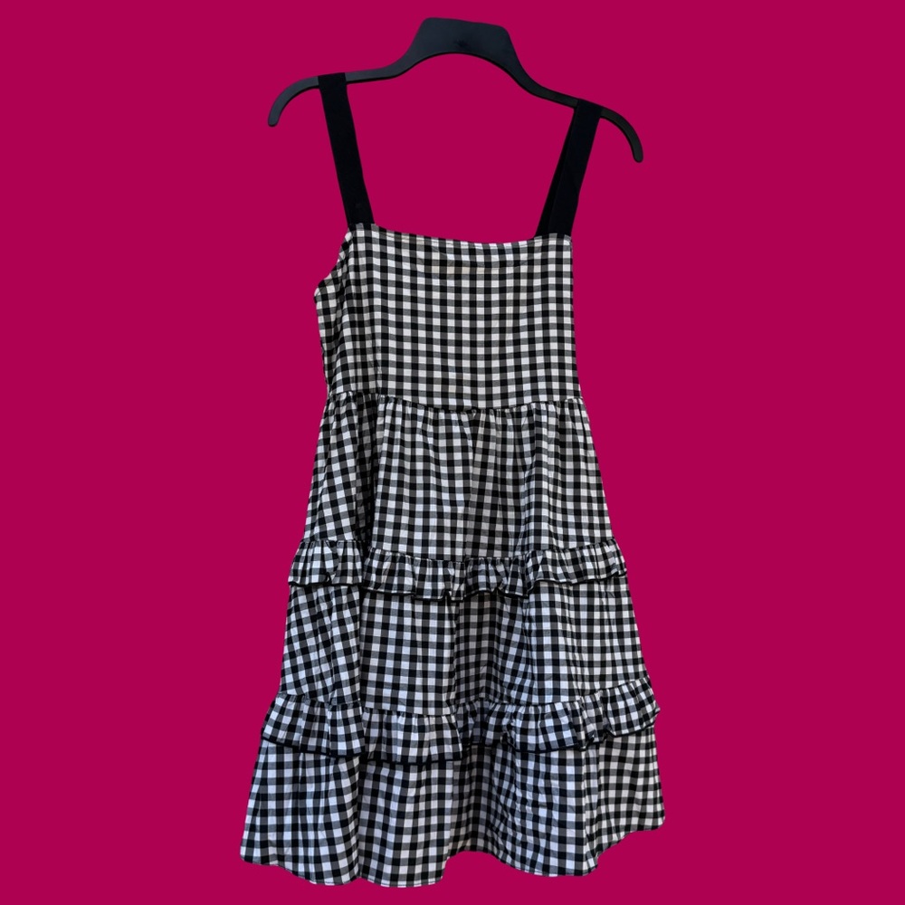 Black & White Gingham Dress